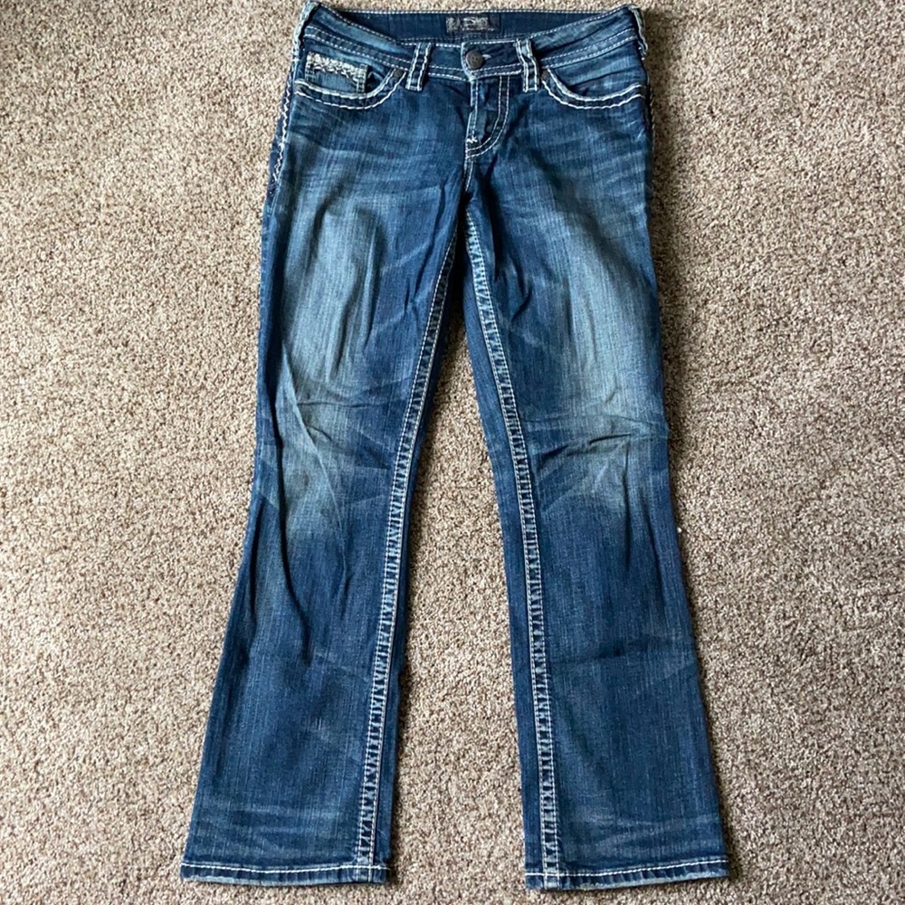 Silver jeans